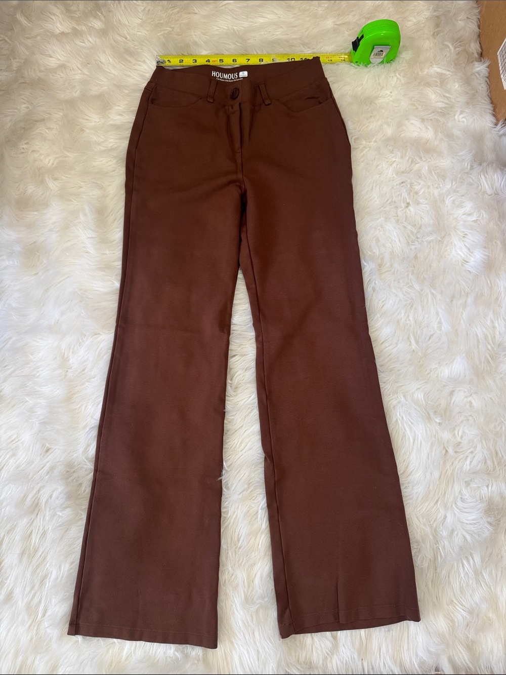 ⭐️ Hounous Women’s Brown Wide-Leg Jeans